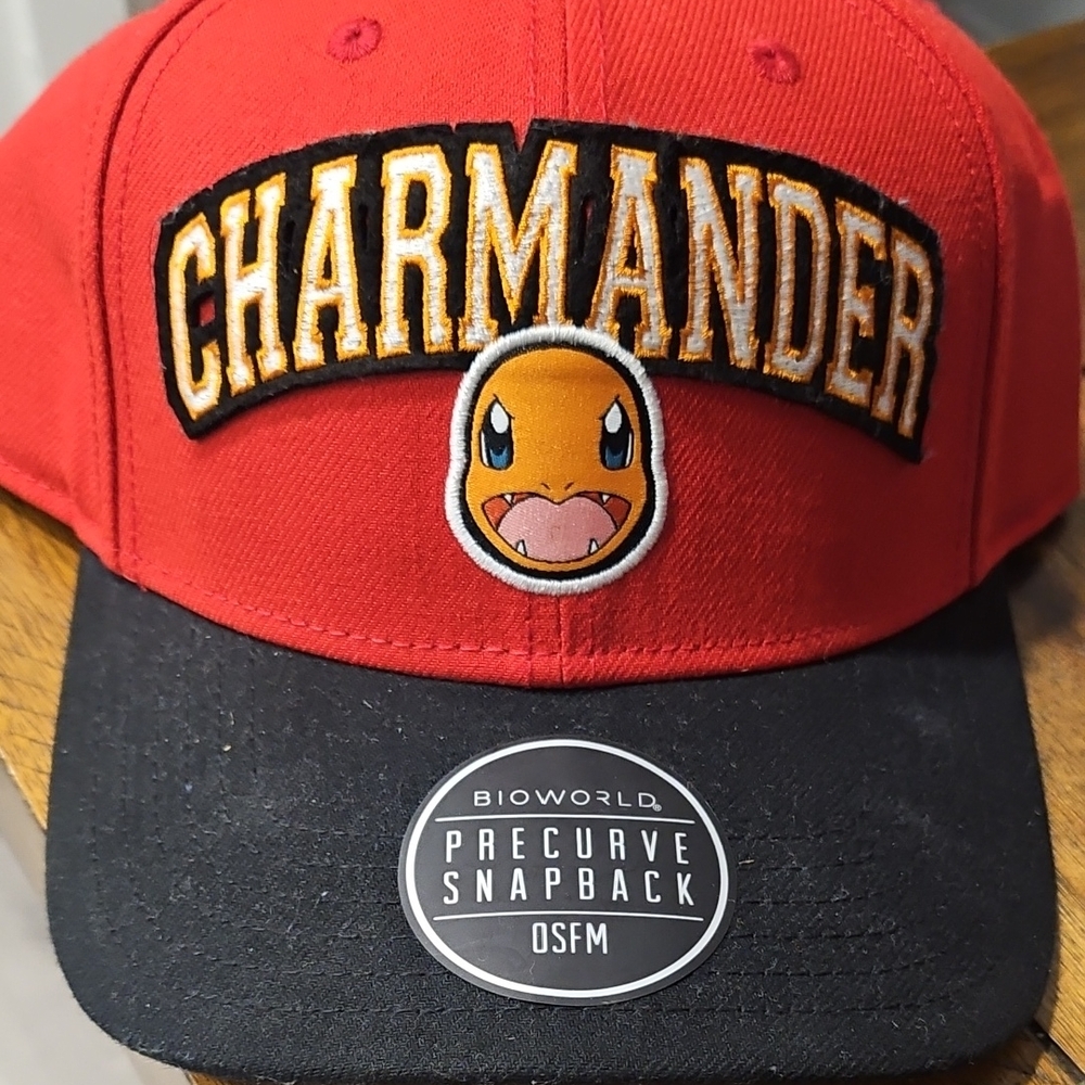 Bioworld Charmander Red and Black Kids Hat